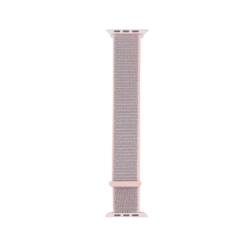 Apple Watch 40mm Uyumlu Kordon Hasır Örgü Kumaş Band-03 Strap Kayış