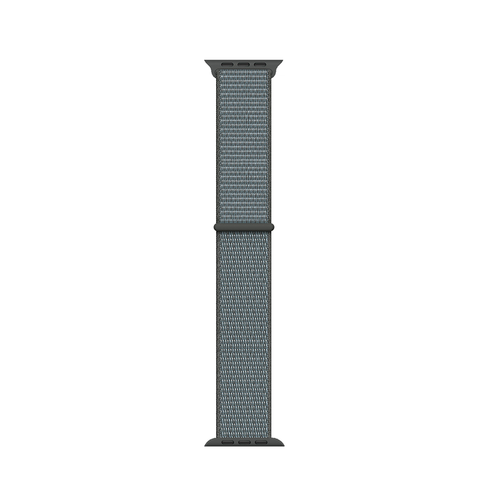 Apple Watch 7 41mm Uyumlu Kordon Hasır Örgü Kumaş Band-03 Strap Kayış
