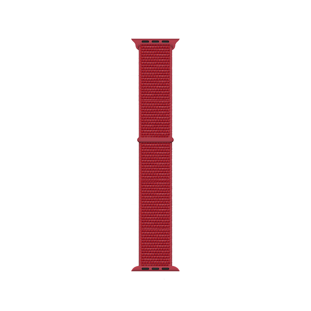 Apple Watch 42mm Uyumlu Kordon Hasır Örgü Kumaş Band-03 Strap Kayış