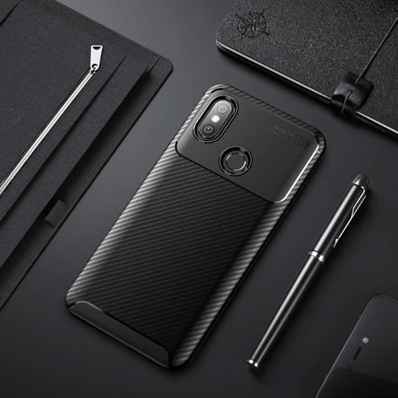 [RNZ-TA17338] Xiaomi Mi Max 3 Uyumlu Kılıf Zore Negro Silikon Kapak (Siyah)
