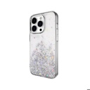 Apple iPhone 14 Pro Uyumlu Kılıf Parlayan Simli Şeffaf Lisanslı Switcheasy Starfield Kapak