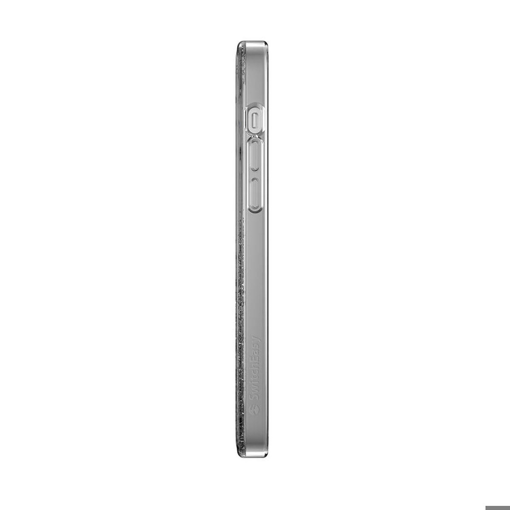 Apple iPhone 14 Pro Max Uyumlu Kılıf Parlayan Simli Şeffaf Lisanslı Switcheasy Starfield Kapak