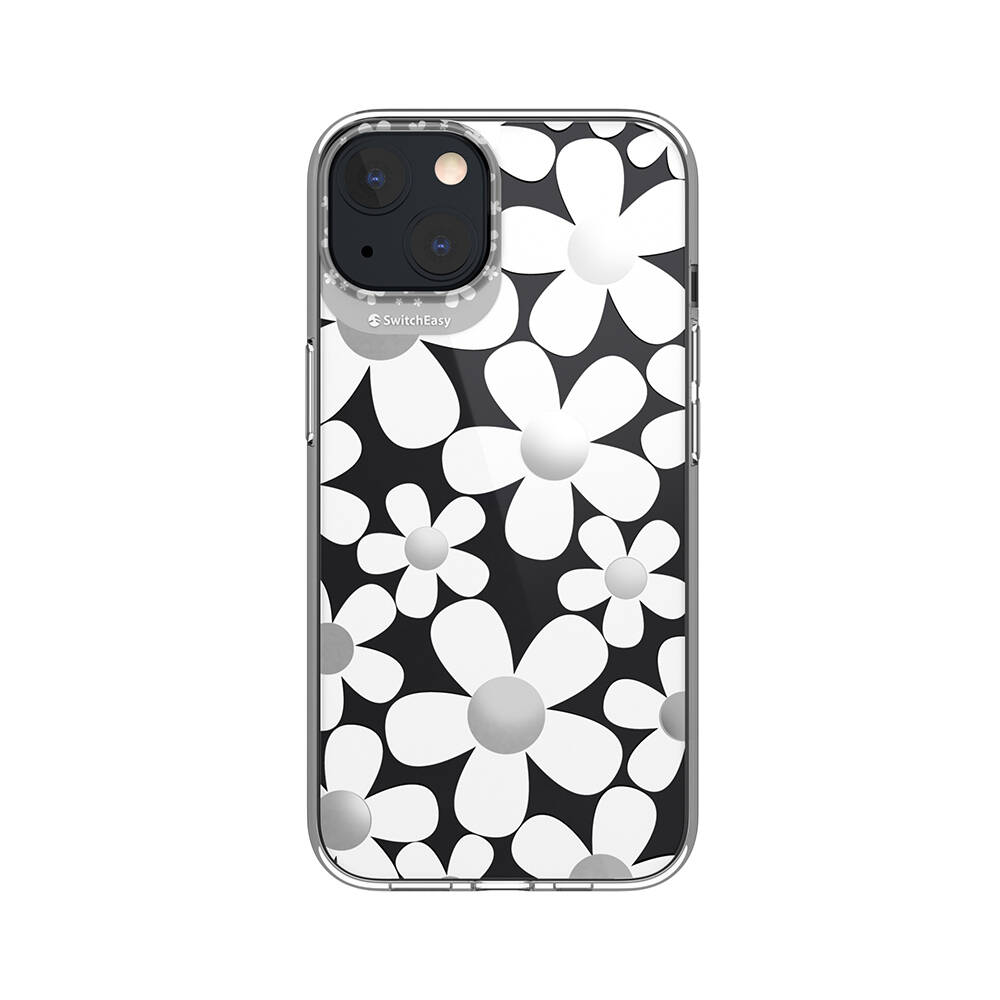 [ZTA102276] Apple iPhone 13 Uyumlu Kılıf Çift IMD Baskılı Lisanslı Switcheasy Artist Fleur Kapak