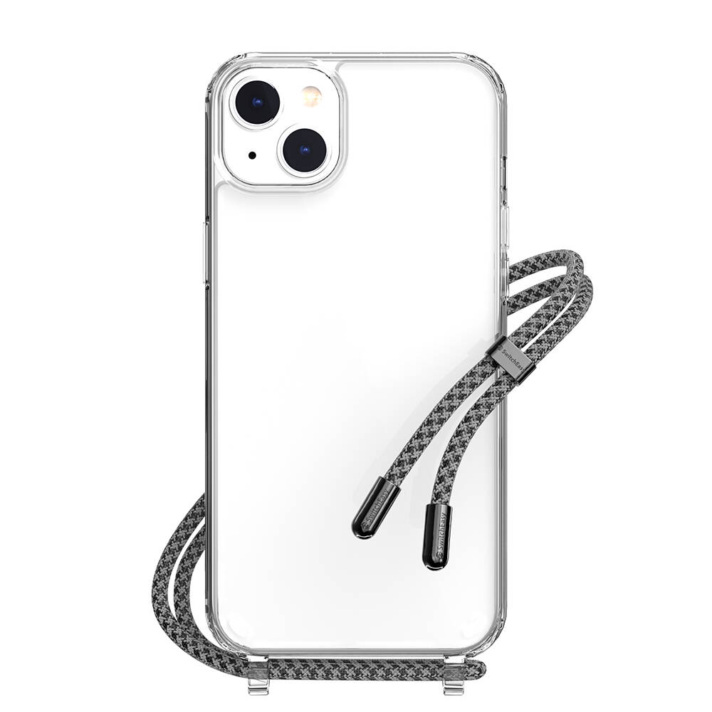 [ZTA102335] Apple iPhone 14 Plus Uyumlu Kılıf Boyun Askılı Şok Önleyicili Şeffaf Lisanslı Switcheasy Play Kapak