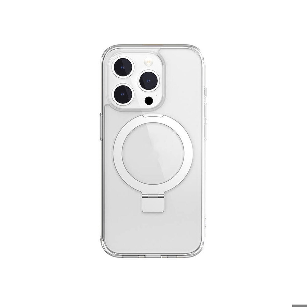 Apple iPhone 15 Pro Uyumlu Kılıf M-safe Şarj Özellikli Yüzük Standlı Lisanslı Switcheasy Magstand-M Kapak