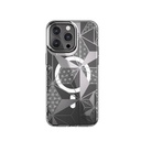 Apple iPhone 15 Pro Max Uyumlu Kılıf M-safe Şarj Özellikli Çift IMD Baskılı Lisanslı Switcheasy Artist-M Asanoha Kapak
