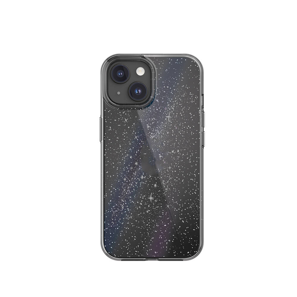 Apple iPhone 15 Uyumlu Kılıf Çift Katmanlı IMD Baskılı Bumper Lisanslı Switcheasy Cosmos Nebula Kapak