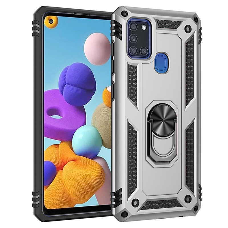 Samsung Galaxy A21S Uyumlu Kılıf Zore Vega Kapak