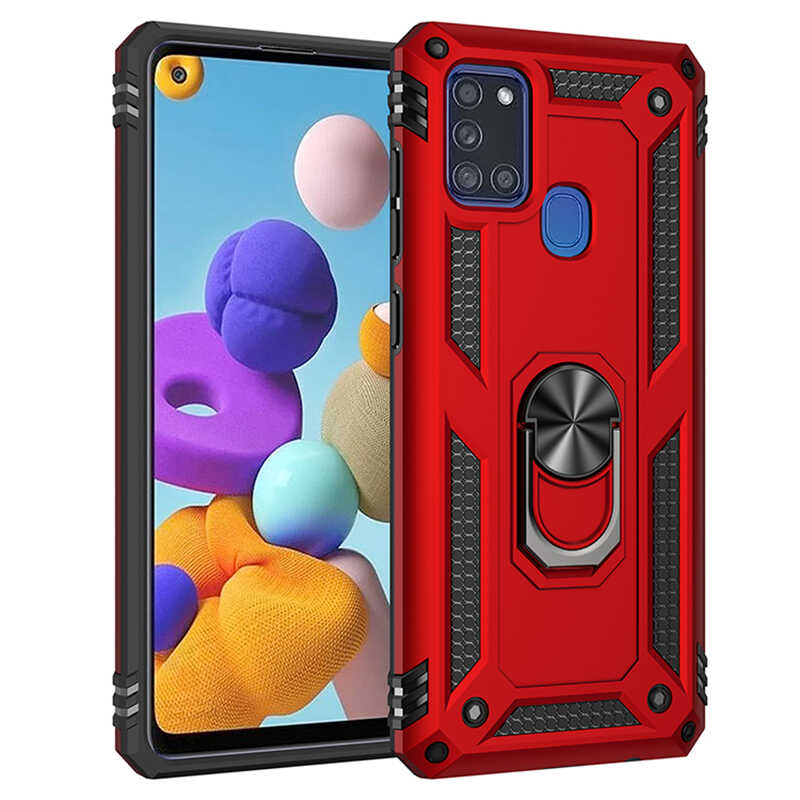 Samsung Galaxy A21S Uyumlu Kılıf Zore Vega Kapak