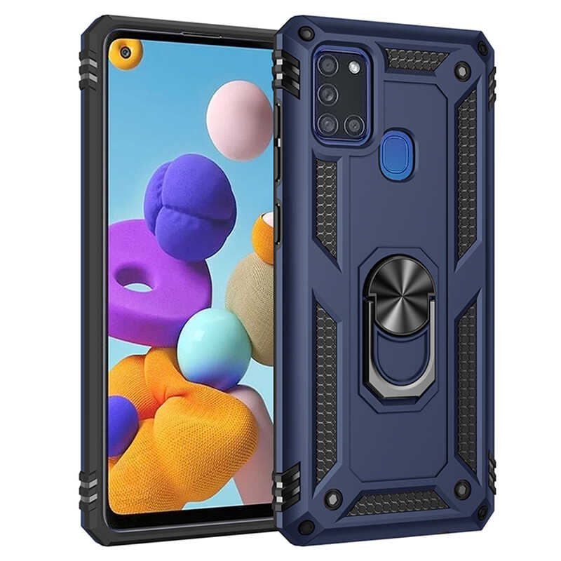 Samsung Galaxy A21S Uyumlu Kılıf Zore Vega Kapak