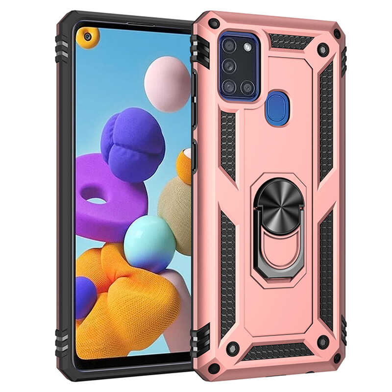 Samsung Galaxy A21S Uyumlu Kılıf Zore Vega Kapak