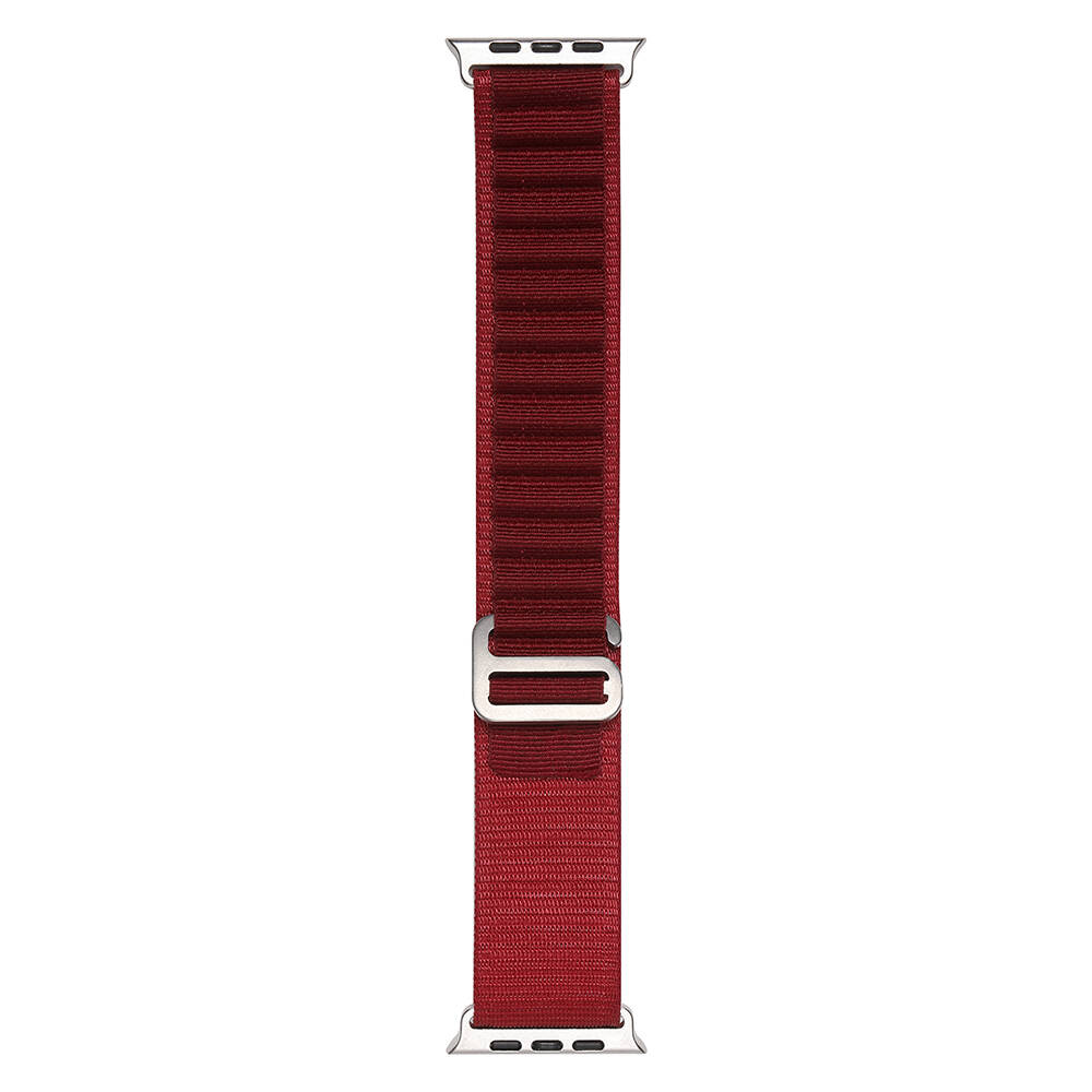 Apple Watch 38mm Uyumlu Kordon Naylon Kumaş Spor Görünümlü Band-74 Hasır Kayış