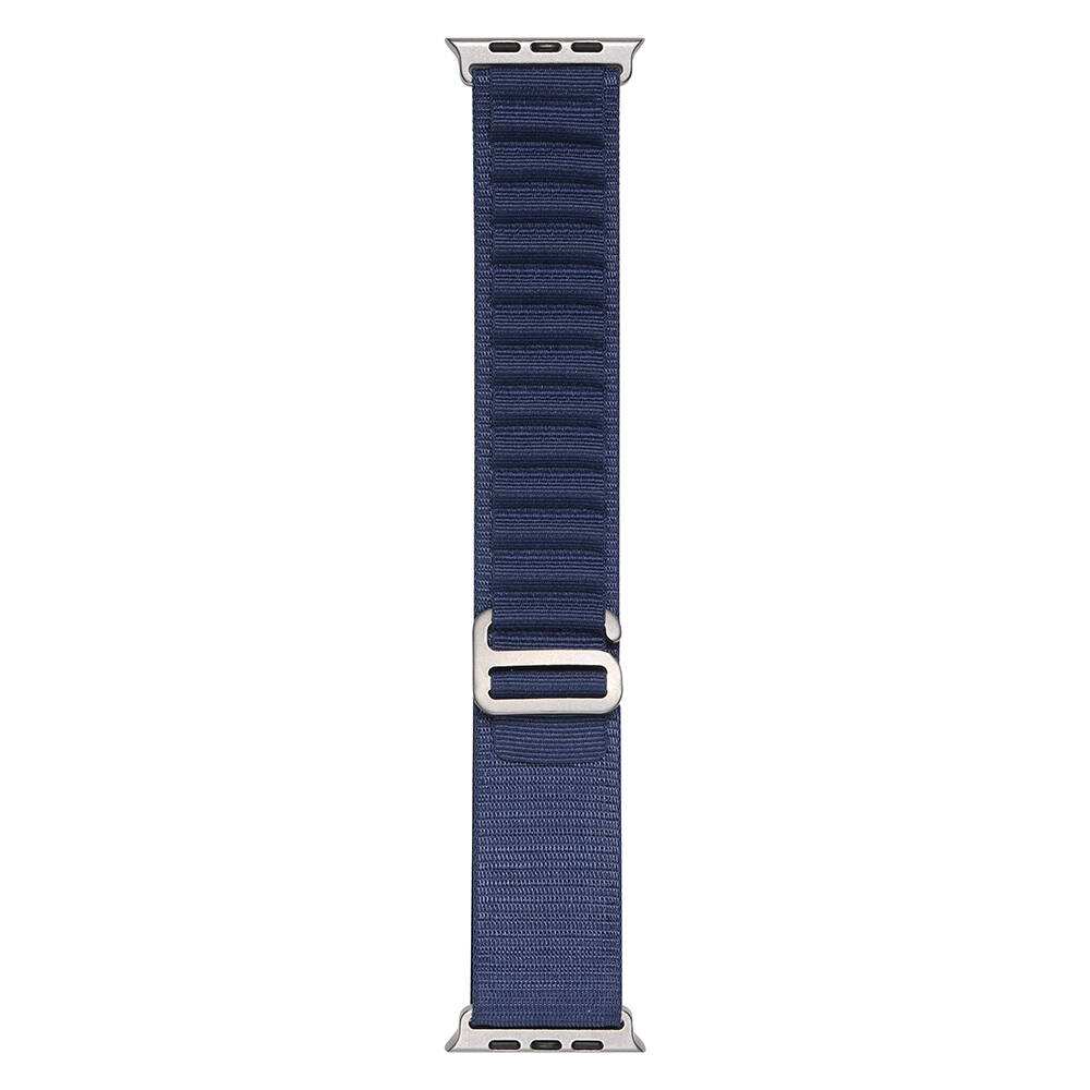 Apple Watch 38mm Uyumlu Kordon Naylon Kumaş Spor Görünümlü Band-74 Hasır Kayış
