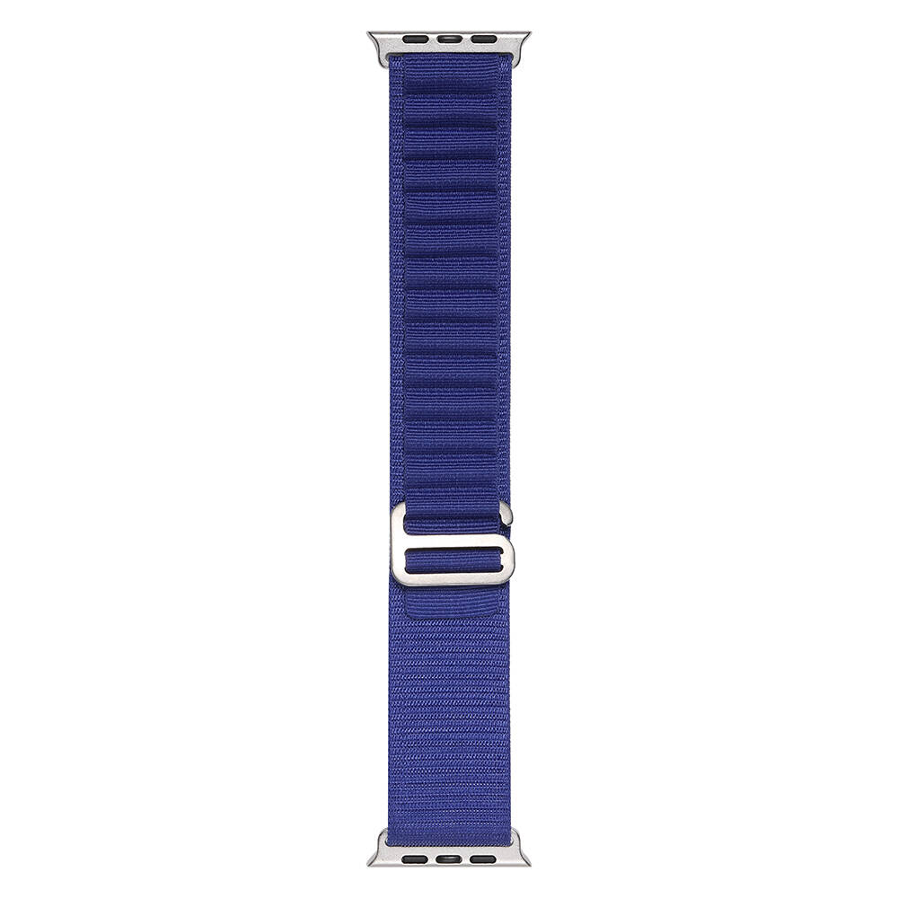 Apple Watch 38mm Uyumlu Kordon Naylon Kumaş Spor Görünümlü Band-74 Hasır Kayış
