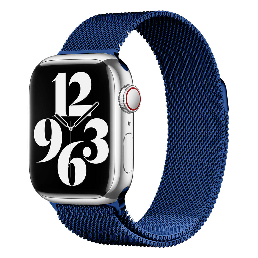 Apple Watch Ultra 49mm Uyumlu Kordon Hasır Metal Mıknatıslı Zore Band-01 Kayış