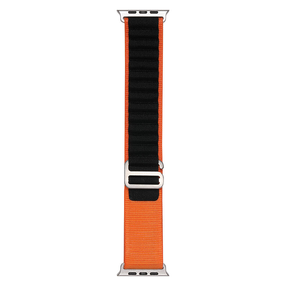 Apple Watch 40mm Uyumlu Kordon Naylon Kumaş Spor Görünümlü Band-74 Hasır Kayış