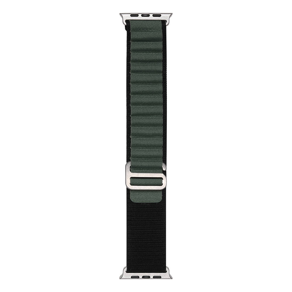 Apple Watch 7 41mm Uyumlu Kordon Naylon Kumaş Spor Görünümlü Band-74 Hasır Kayış