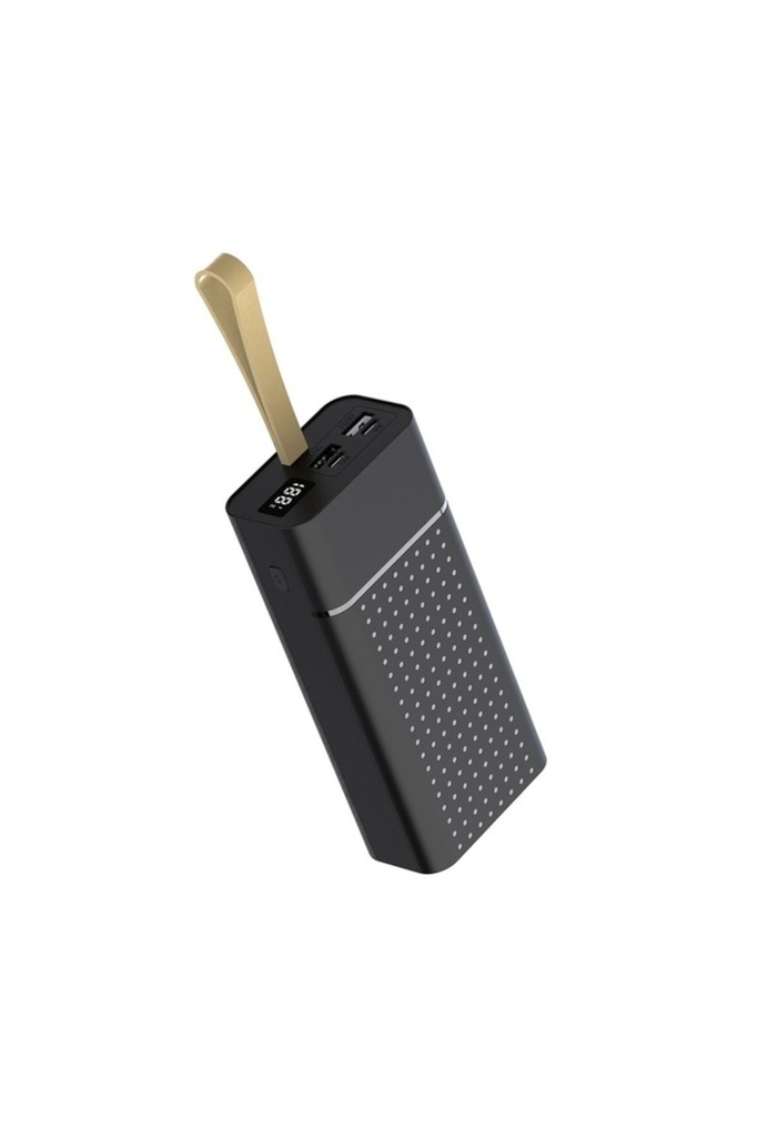 Zore B-33 Hızlı Şarj Özellikli Askılı Led Göstergeli Taşınabilir Powerbank 30000mAh
