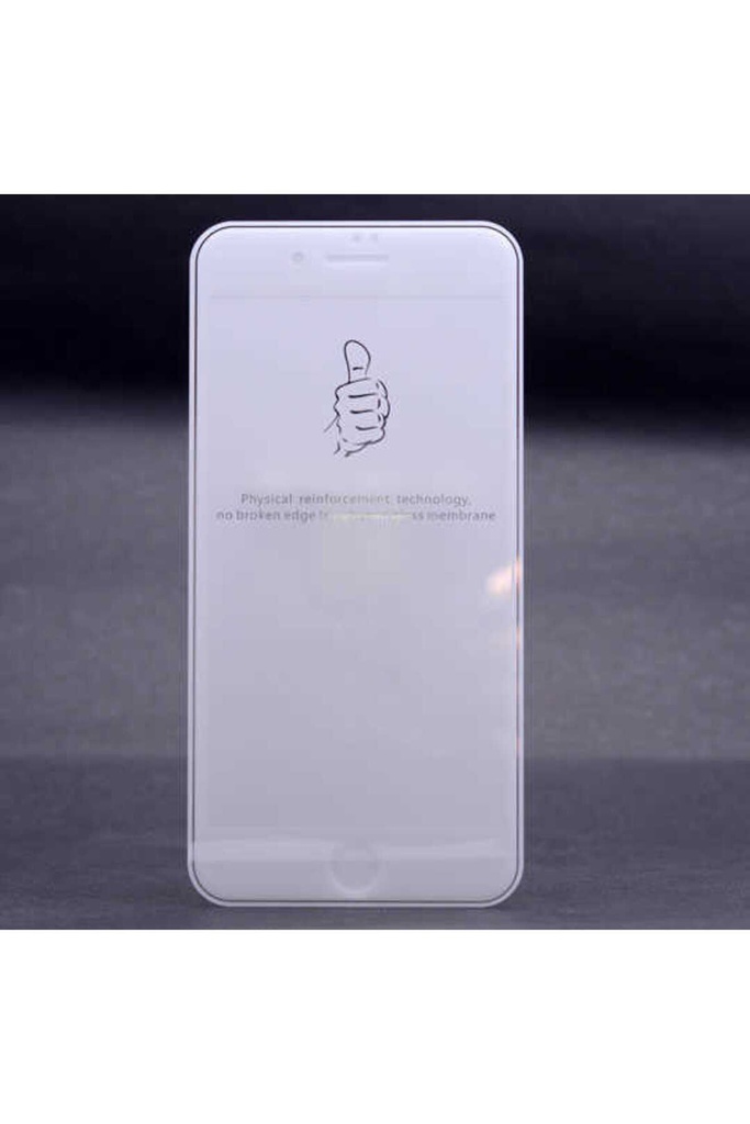 Apple iPhone 6 Uyumlu Zore Kenarları Kırılmaya Dayanıklı Cam Ekran Koruyucu