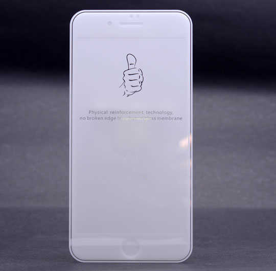 Apple iPhone 6 Uyumlu Zore Kenarları Kırılmaya Dayanıklı Cam Ekran Koruyucu