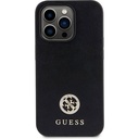 Apple iPhone 14 Pro Max Uyumlu Kılıf Guess Orjinal Lisanslı Deri 4G Metal Logo Strass Kapak