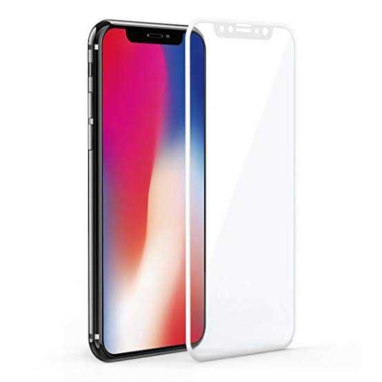 Apple iPhone X Uyumlu Zore Kenarları Kırılmaya Dayanıklı Cam Ekran Koruyucu