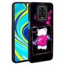 Xiaomi Redmi Note 9S Uyumlu Kılıf Parlayan Kabartmalı İkonik Figürlü Zore Amas Silikon Kapak