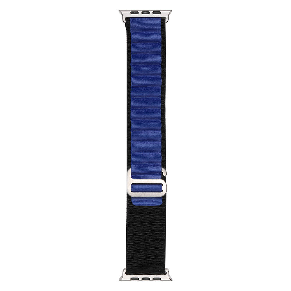 Apple Watch Ultra 49mm Uyumlu Kordon Naylon Kumaş Spor Görünümlü Band-74 Hasır Kayış