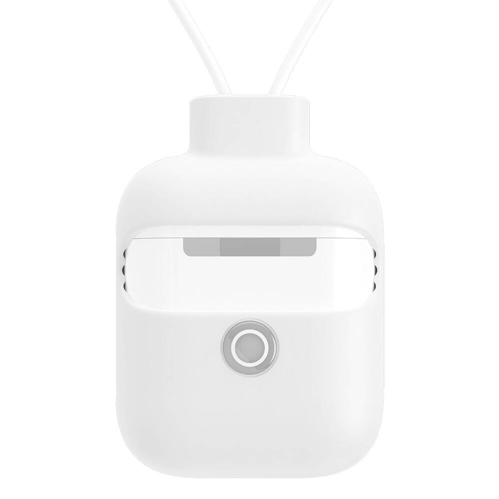 [ZTA103060] Apple Airpods 2. Uyumlu Nesil Kılıf Boyun Askılı Jelly Bean Tasarımlı Kablosuz Şarj Özellikli Lisanslı Switcheasy ColorBuddy Kapak