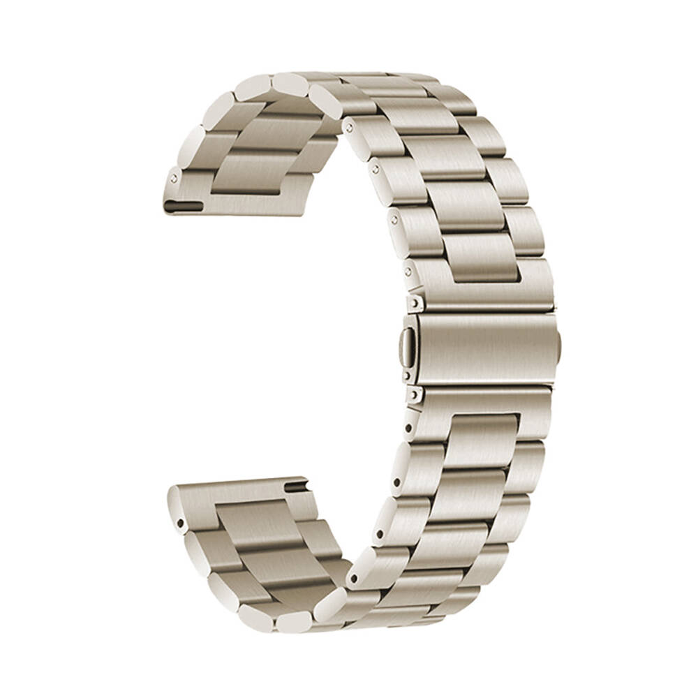 Huawei Honor Magic 2 46mm 22mm Uyumlu Kordon Metal Baklalı Tasarım Zore Band-04 Kayış