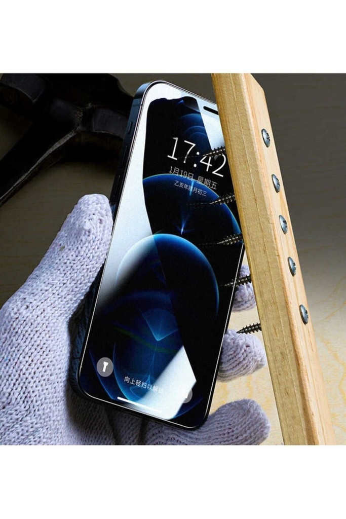 Apple iPhone 11 Pro Max Uyumlu Zore Rika Premium Privacy Temperli Cam Ekran Koruyucu