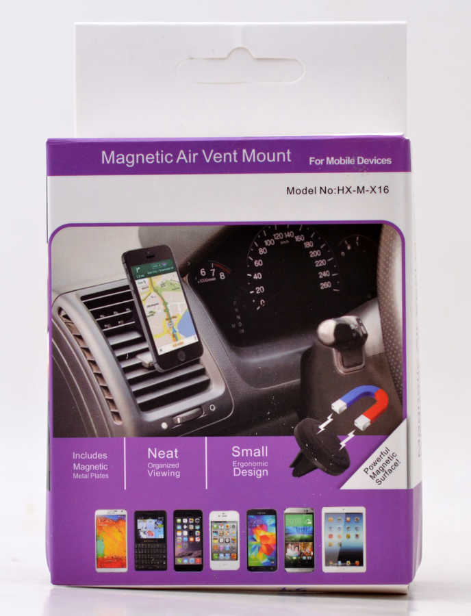 [RNZ-TA10062] Zore Magnetic Air Vent Mount X16 Petek Araç Telefon Tutucu Universal