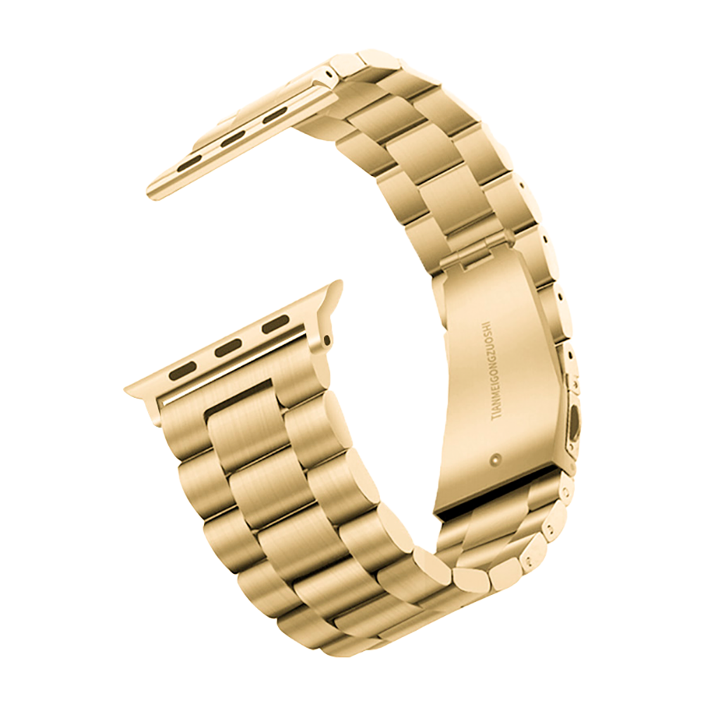 Apple Watch Ultra 49mm Uyumlu Kordon Metal Baklalı Tasarım Zore Band-04 Kayış