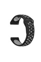 Samsung Galaxy Watch 42mm Uyumlu 20mm Kordon Silikon Esnek Yumuşak Delikli Spor KRD-02 Kayış