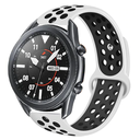 Huawei GT2 46mm 22mm Uyumlu Kordon Silikon Esnek Yumuşak Delikli Spor KRD-02 Kayış