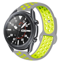 Huawei GT2 46mm 22mm Uyumlu Kordon Silikon Esnek Yumuşak Delikli Spor KRD-02 Kayış