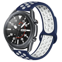 Huawei GT2 46mm 22mm Uyumlu Kordon Silikon Esnek Yumuşak Delikli Spor KRD-02 Kayış