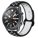 Huawei GT2 46mm 22mm Uyumlu Kordon Silikon Esnek Yumuşak Delikli Spor KRD-02 Kayış