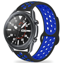 Huawei GT2 46mm 22mm Uyumlu Kordon Silikon Esnek Yumuşak Delikli Spor KRD-02 Kayış