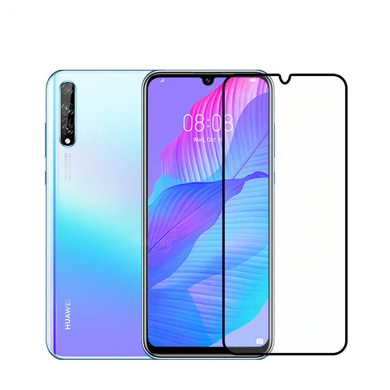 Huawei P Smart S (Y8P) Uyumlu Zore Kenarları Kırılmaya Dayanıklı Cam Ekran Koruyucu