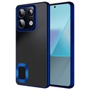 Xiaomi Redmi Note 13 Pro 5G Uyumlu Kılıf Kamera Korumalı Logo Gösteren Zore Omega Kapak