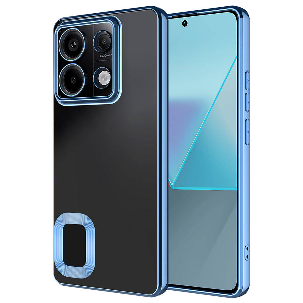 Xiaomi Redmi Note 13 Pro 5G Uyumlu Kılıf Kamera Korumalı Logo Gösteren Zore Omega Kapak