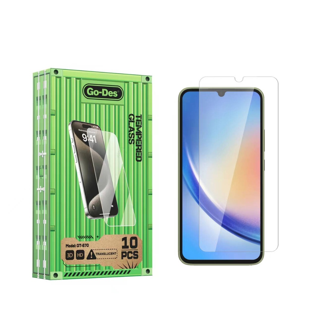 [RNZ-TA103572] Samsung Galaxy A34 Uyumlu Go Des Parmak İzi Bırakmayan 9H Oleofobik Bom Glass Ekran Koruyucu
