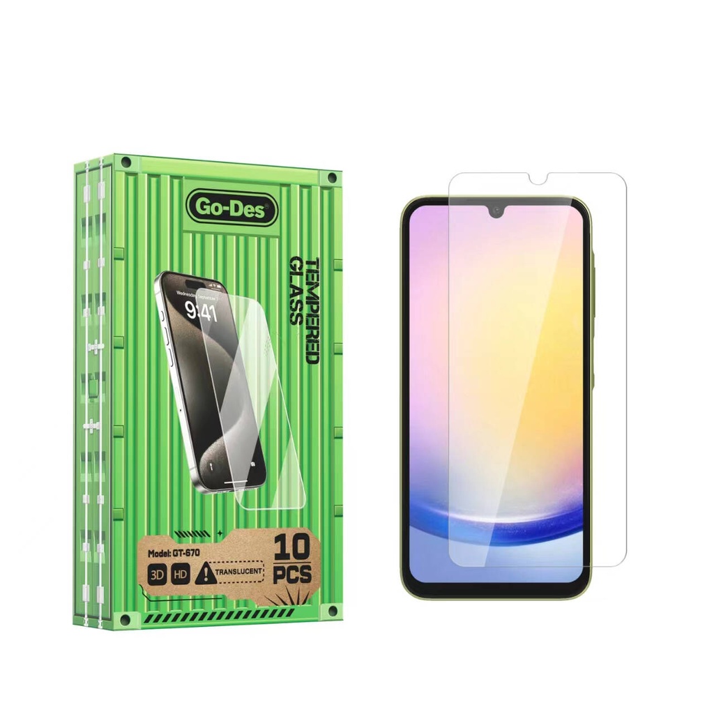 [RNZ-TA103571] Samsung Galaxy A25 Uyumlu Go Des Parmak İzi Bırakmayan 9H Oleofobik Bom Glass Ekran Koruyucu
