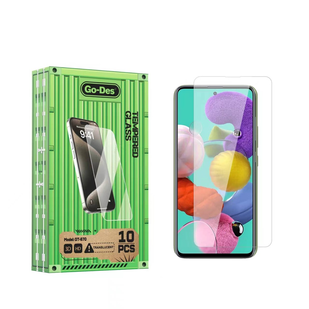 [RNZ-TA103573] Samsung Galaxy A51 Uyumlu Go Des Parmak İzi Bırakmayan 9H Oleofobik Bom Glass Ekran Koruyucu