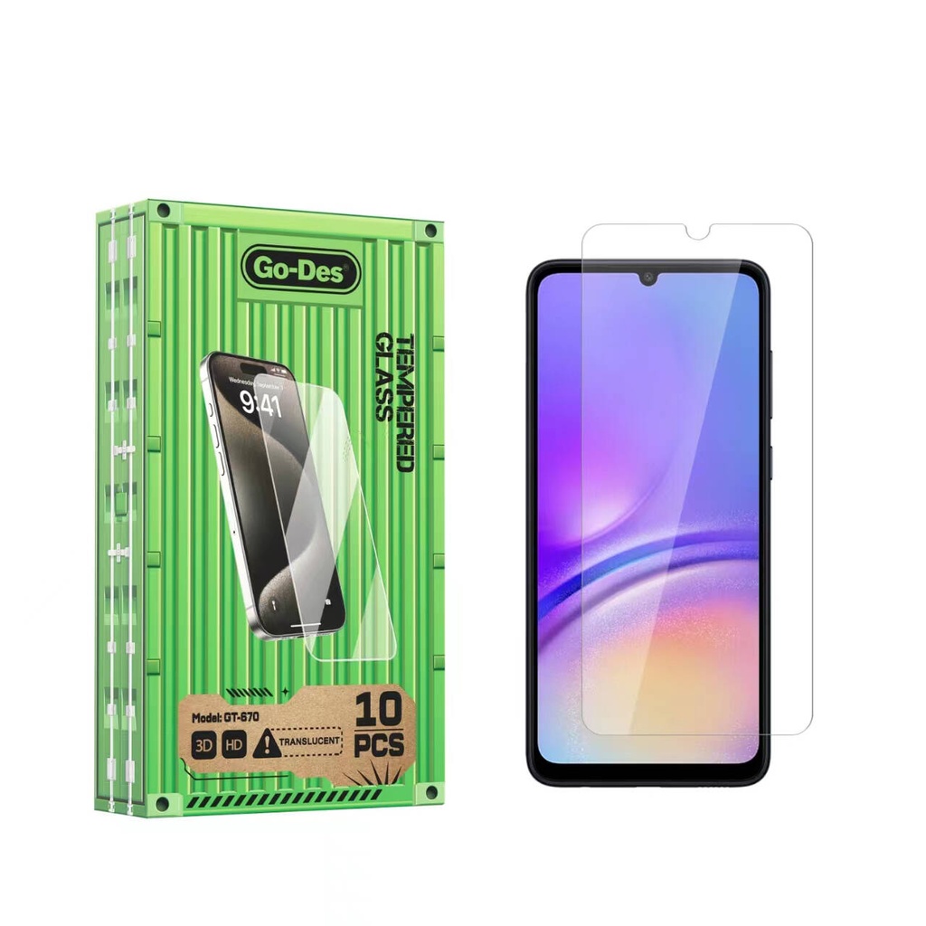 [RNZ-TA103566] Samsung Galaxy A05 Uyumlu Go Des Parmak İzi Bırakmayan 9H Oleofobik Bom Glass Ekran Koruyucu
