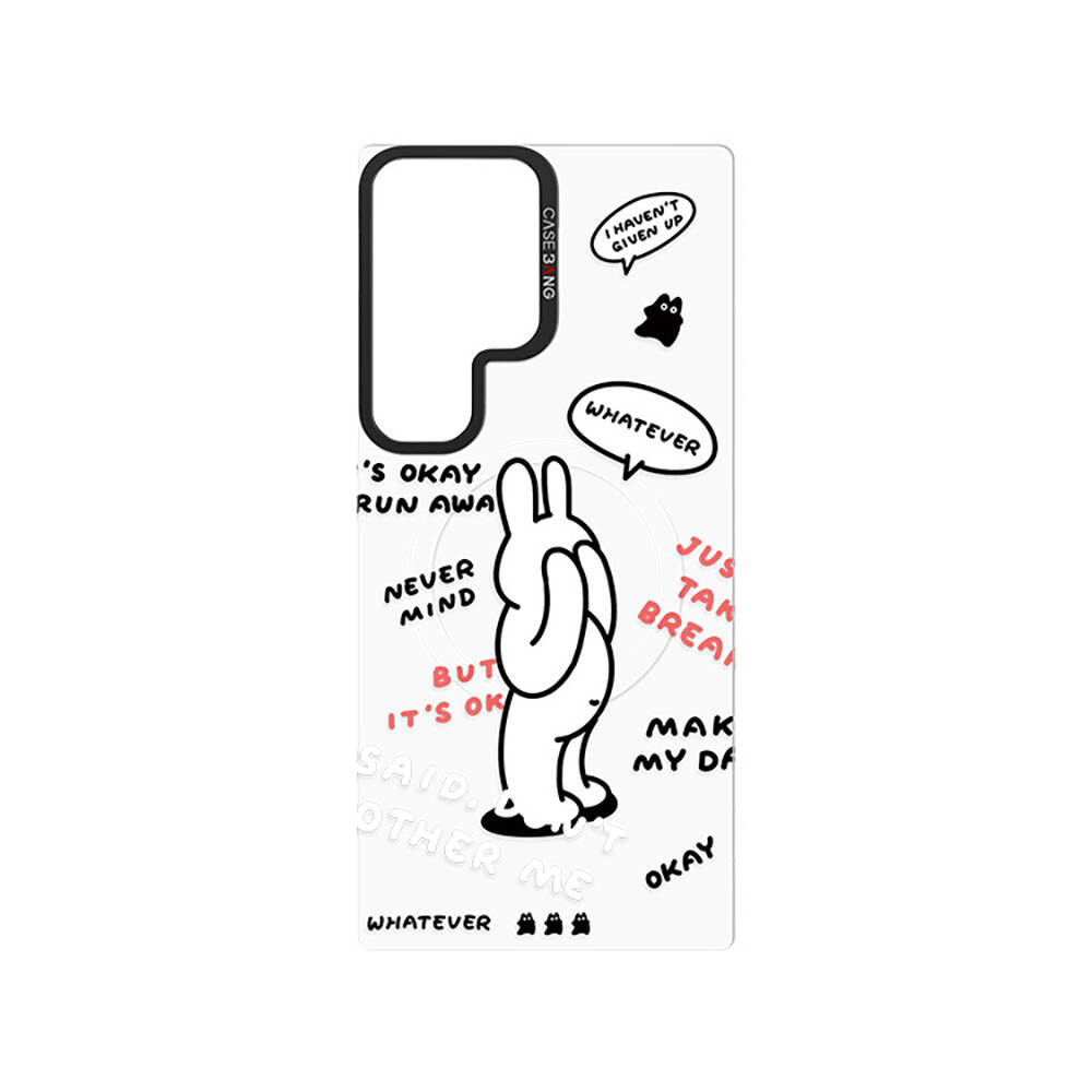 [RNZ-TA103689] Samsung Galaxy S24 Uyumlu M-safe Şarj Özellikli Casebang Chill Out Serisi Mıknatıslı Arka Panel