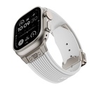 Apple Watch 7 45mm Uyumlu Kordon Silikon Spor Görünümlü Zore KRD-113 Kayış