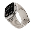 Apple Watch 7 45mm Uyumlu Kordon Silikon Spor Görünümlü Zore KRD-113 Kayış