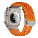 Apple Watch Ultra 49mm Uyumlu Kordon Silikon Spor Görünümlü Zore KRD-113 Kayış